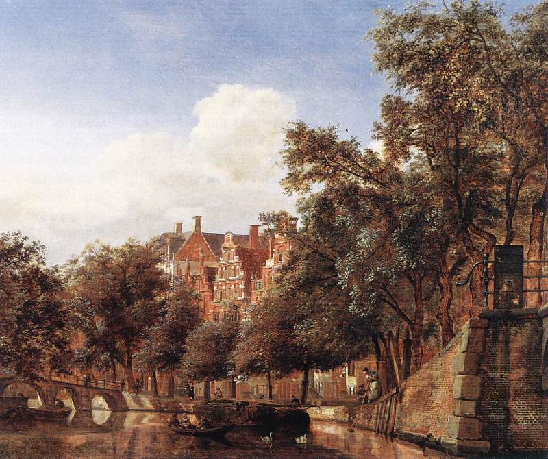 HEYDEN, Jan van der View of the Herengracht, Amsterdam France oil painting art